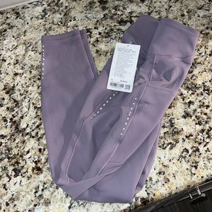 Lululemon Fast and free HR fleece tight 28” pkts size 10 new